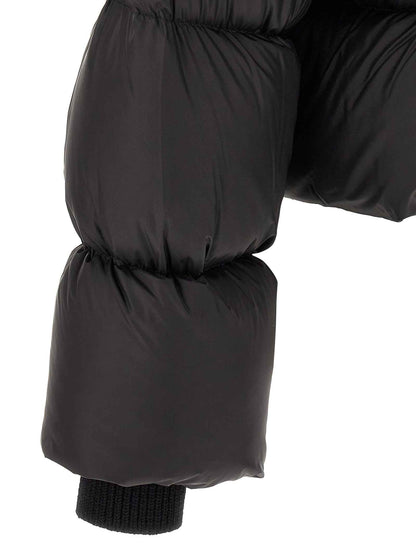 Black Nylon Full-Length Jacket
