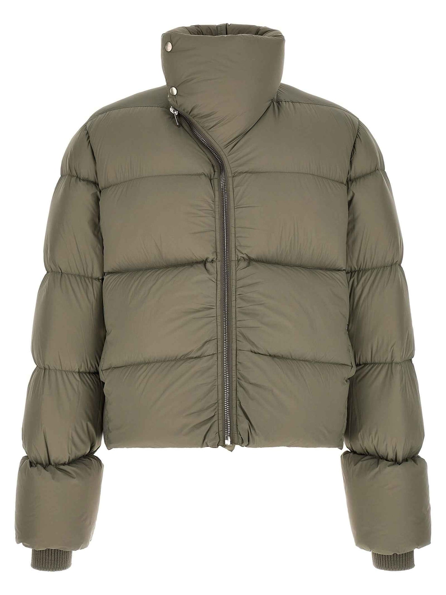 Bicolor Nylon Full-Length Jacket