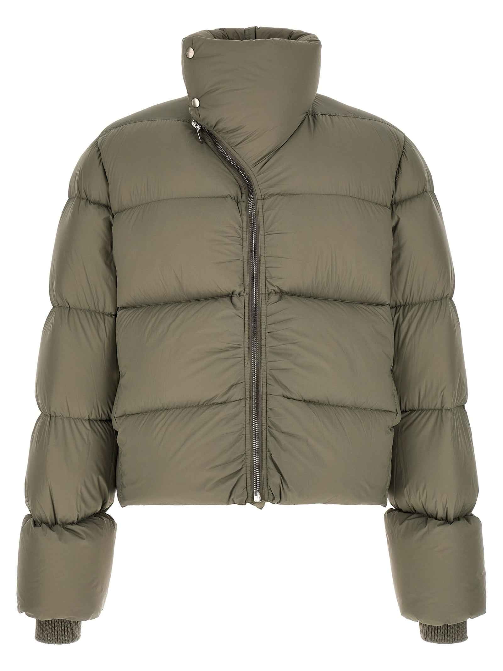 Bicolor Nylon Full-Length Jacket
