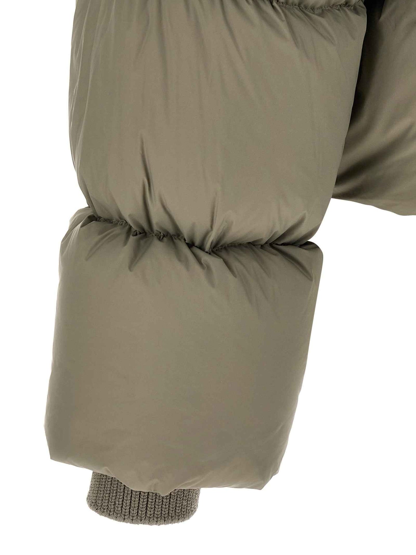 Bicolor Nylon Full-Length Jacket