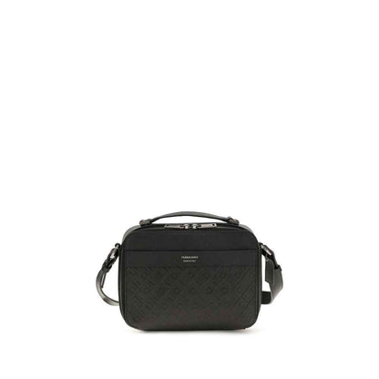 Black Calf Leather Bos Taurus Shoulder Bag