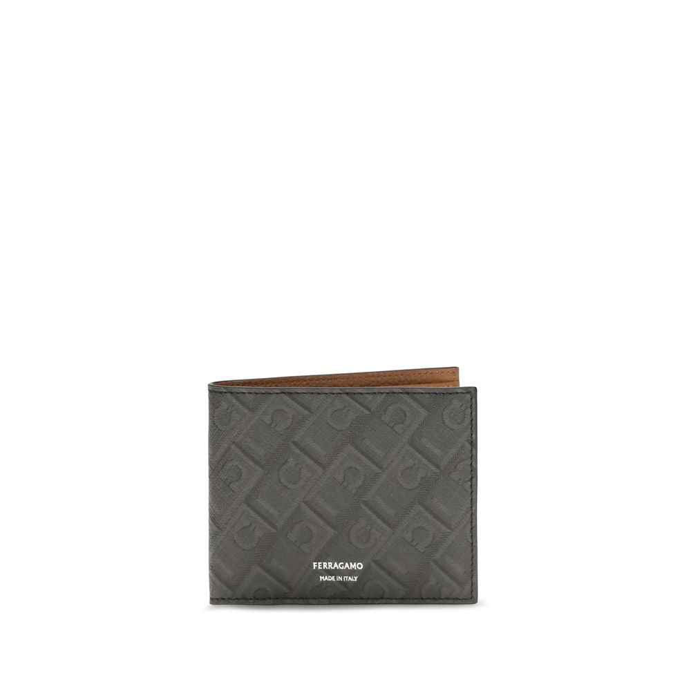 Gray Calf Leather Bos Taurus Wallet