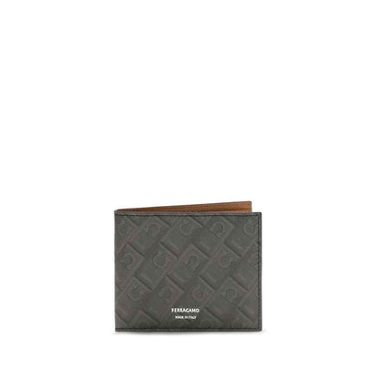 Gray Calf Leather Bos Taurus Wallet