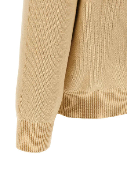 Beige Cotton Cardigan