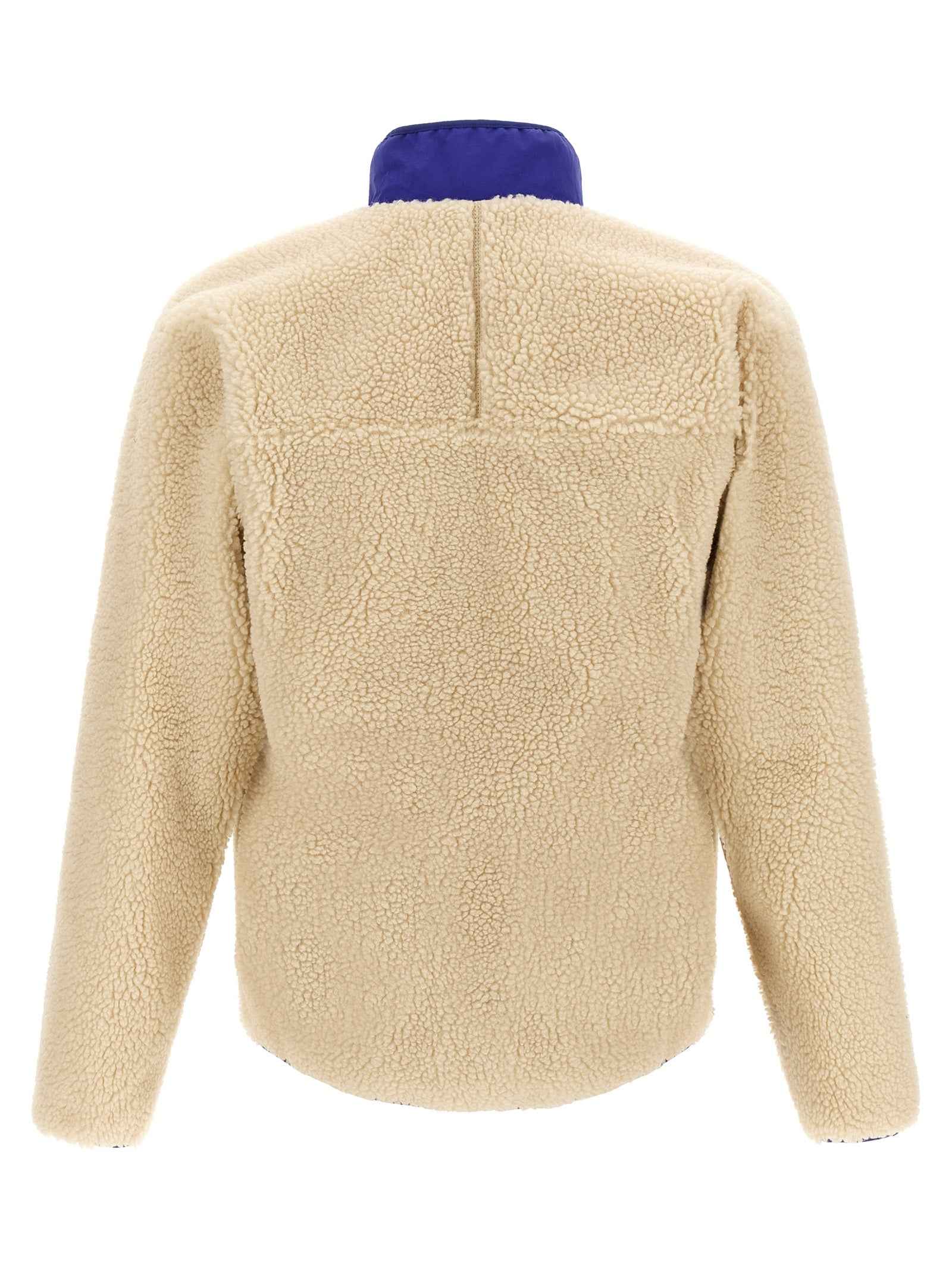 Beige Polyester Full-Length Jacket