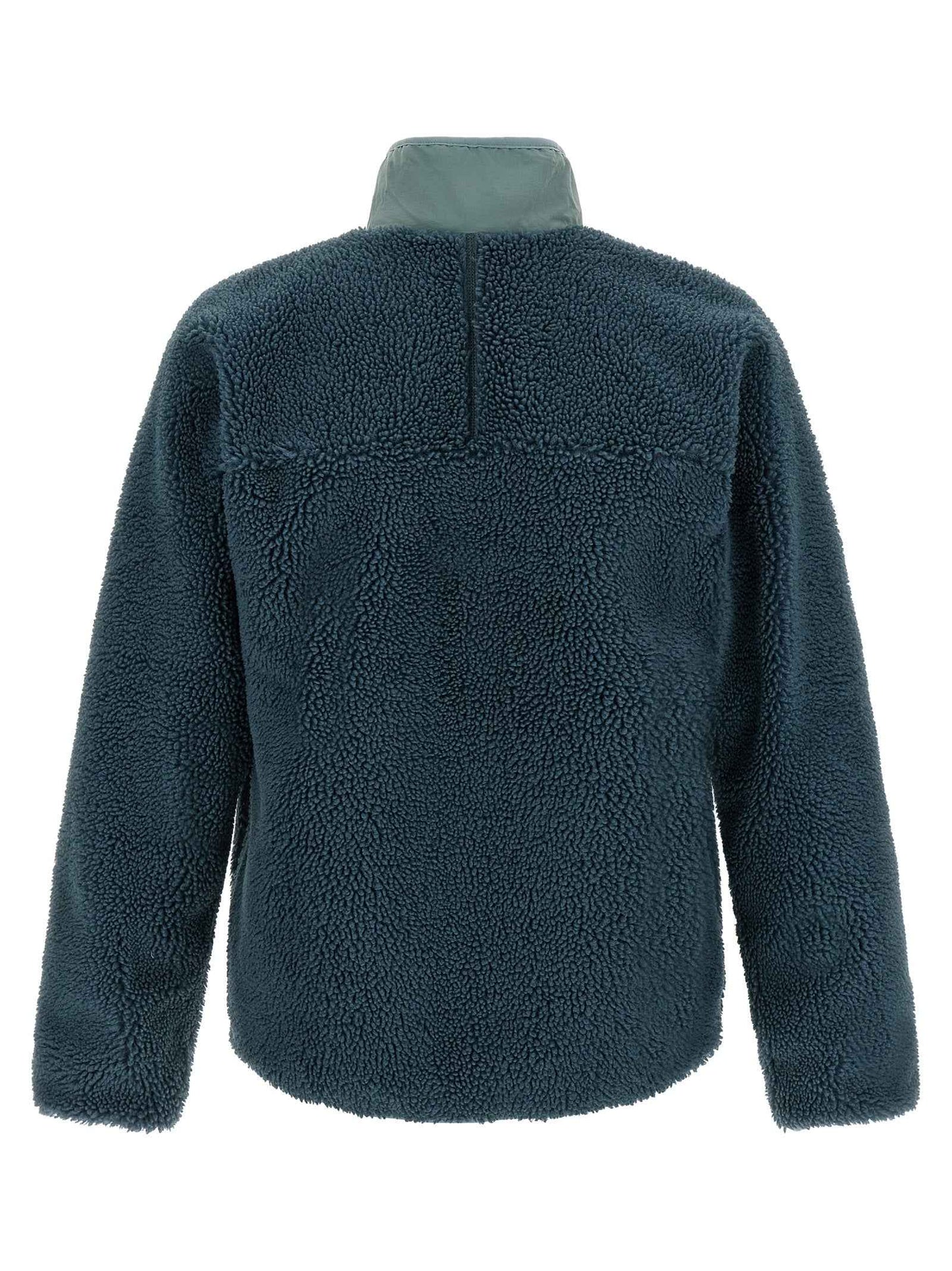 Blue Polyester Shell Jacket