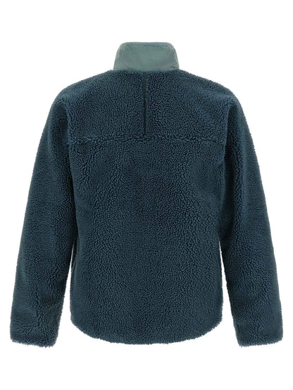 Blue Polyester Shell Jacket