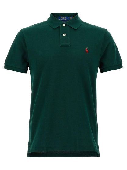 Bicolor Cotton Polo Shirt