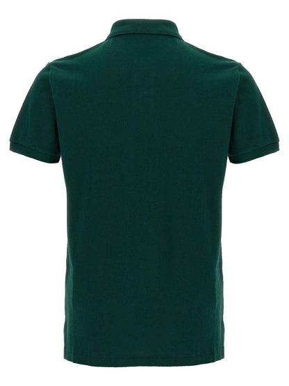 Bicolor Cotton Polo Shirt