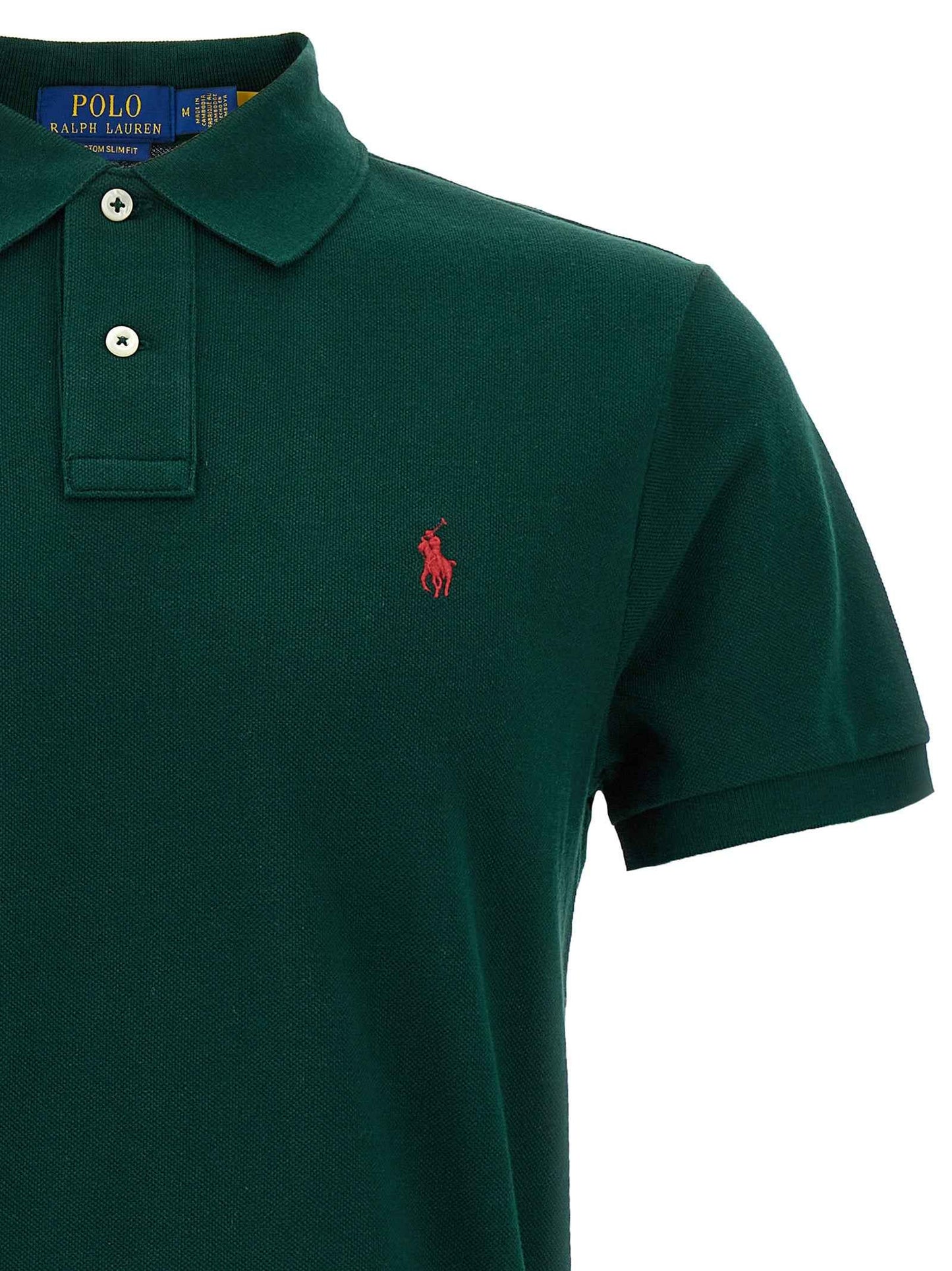 Bicolor Cotton Polo Shirt