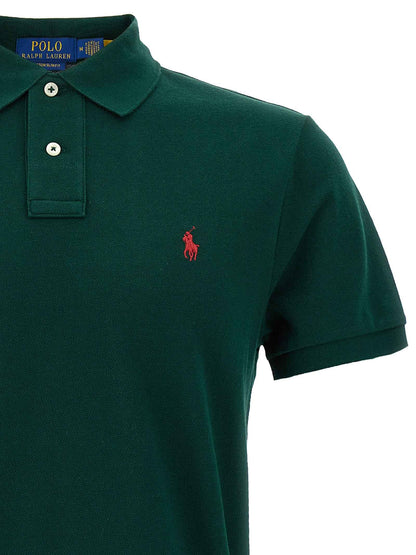 Bicolor Cotton Polo Shirt