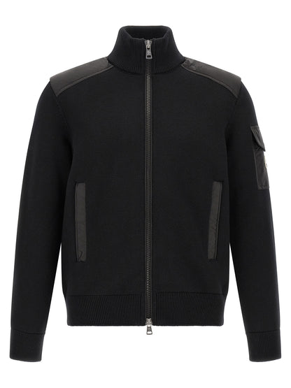 Black Polyamide Cardigan