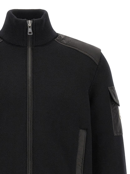 Black Polyamide Cardigan