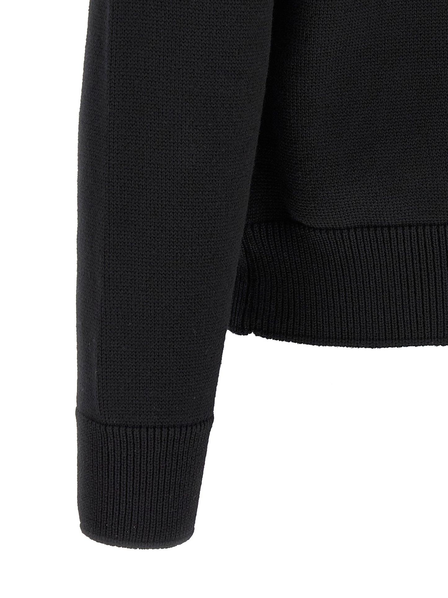 Black Polyamide Cardigan