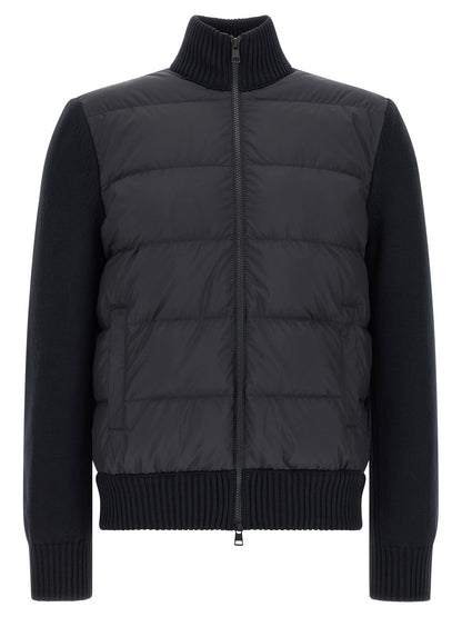 Blue Polyester Cardigan