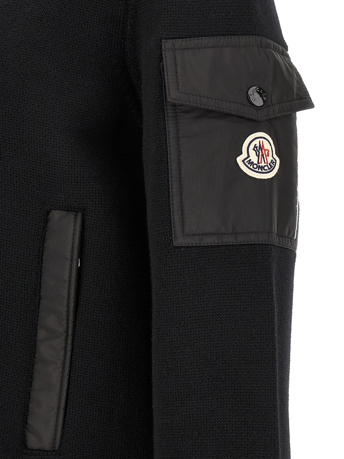 Black Polyamide Cardigan