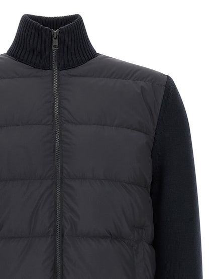 Blue Polyester Cardigan