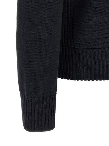Blue Polyester Cardigan