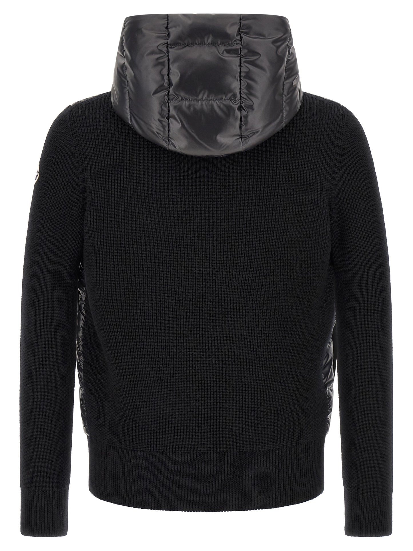 Black Polyester Cardigan