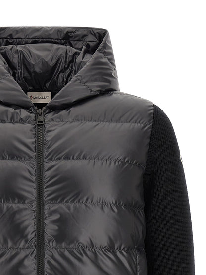 Black Polyester Cardigan