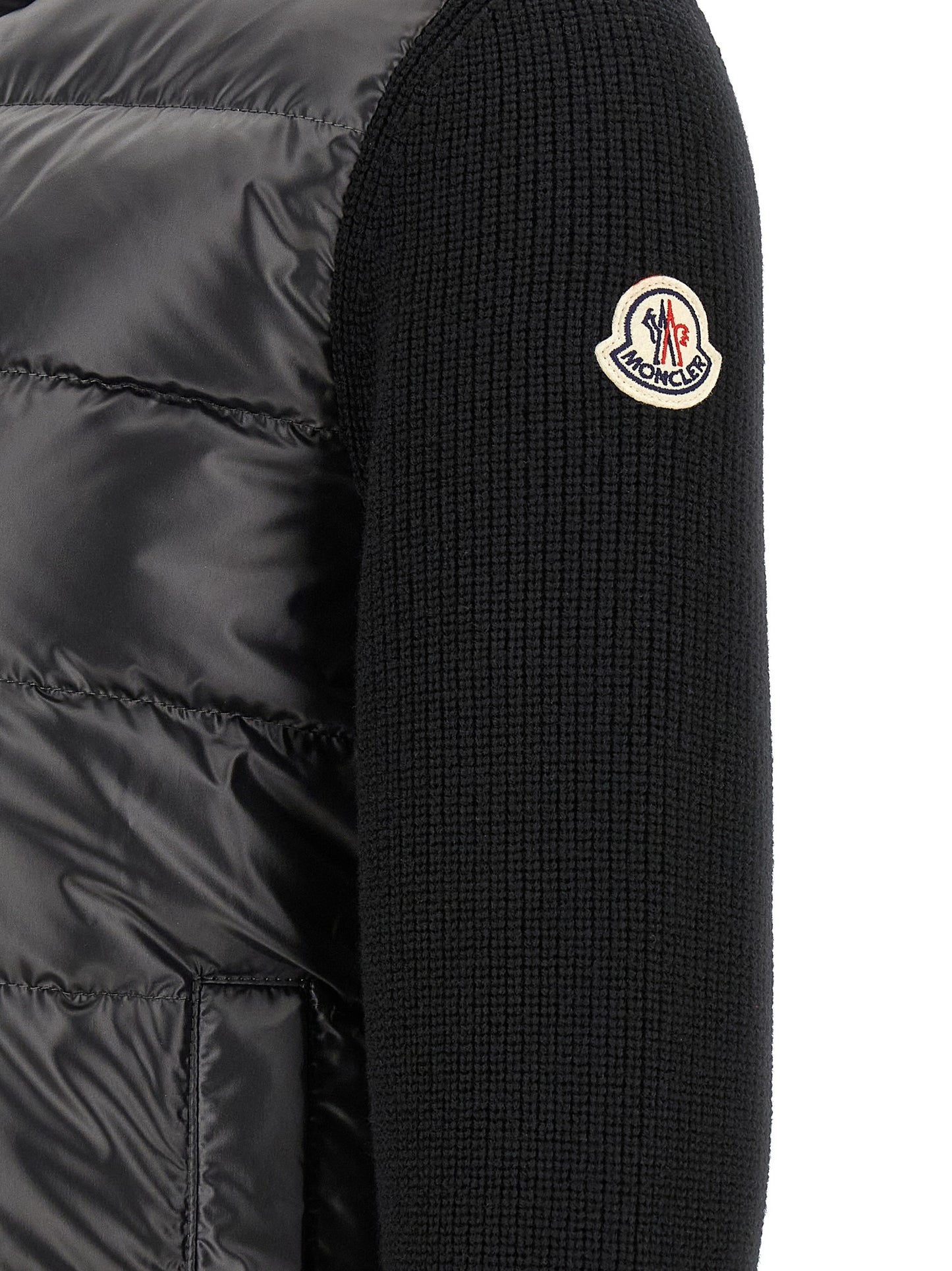 Black Polyester Cardigan