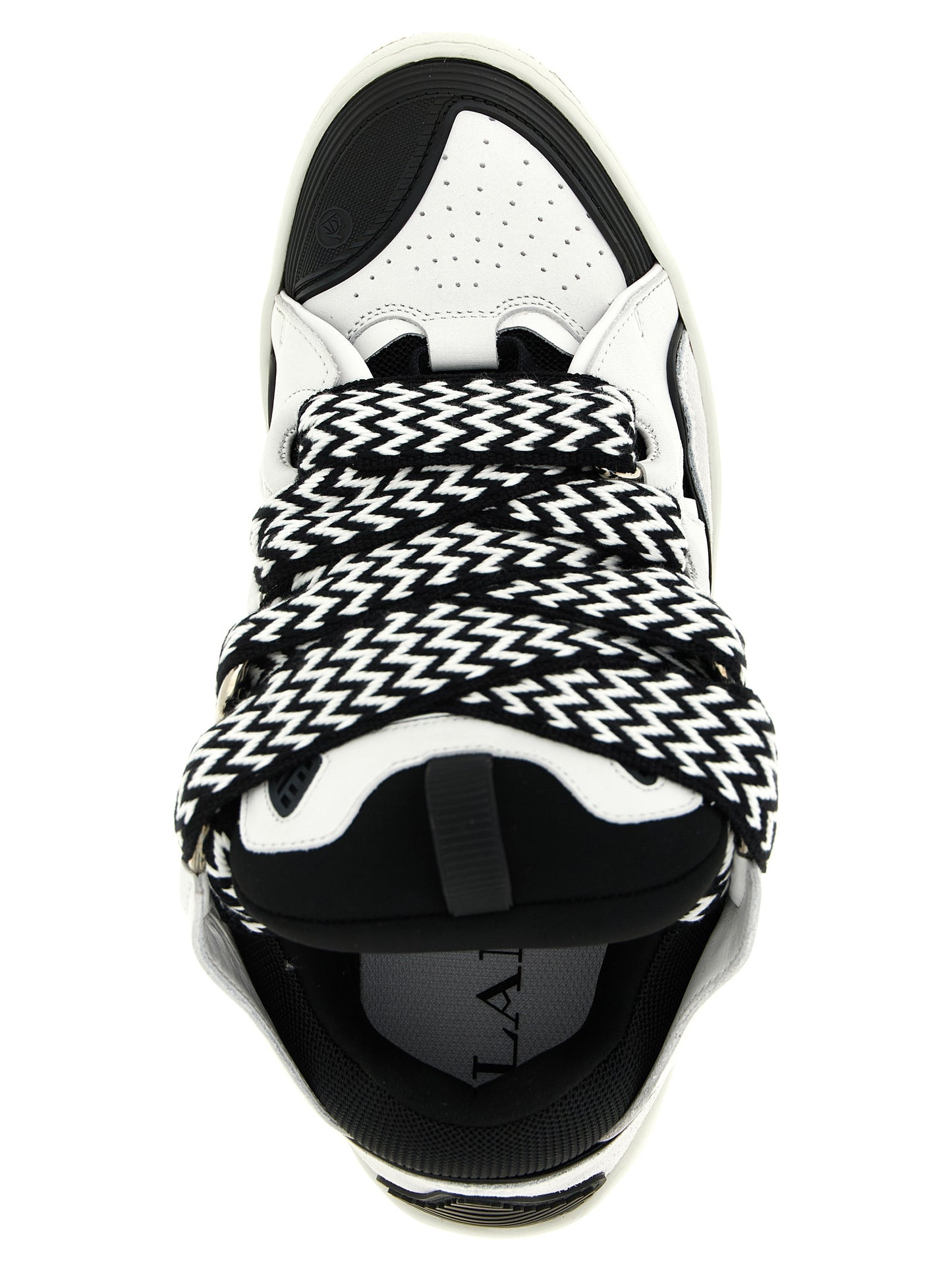 Bicolor Calfskin Chunky Sneakers