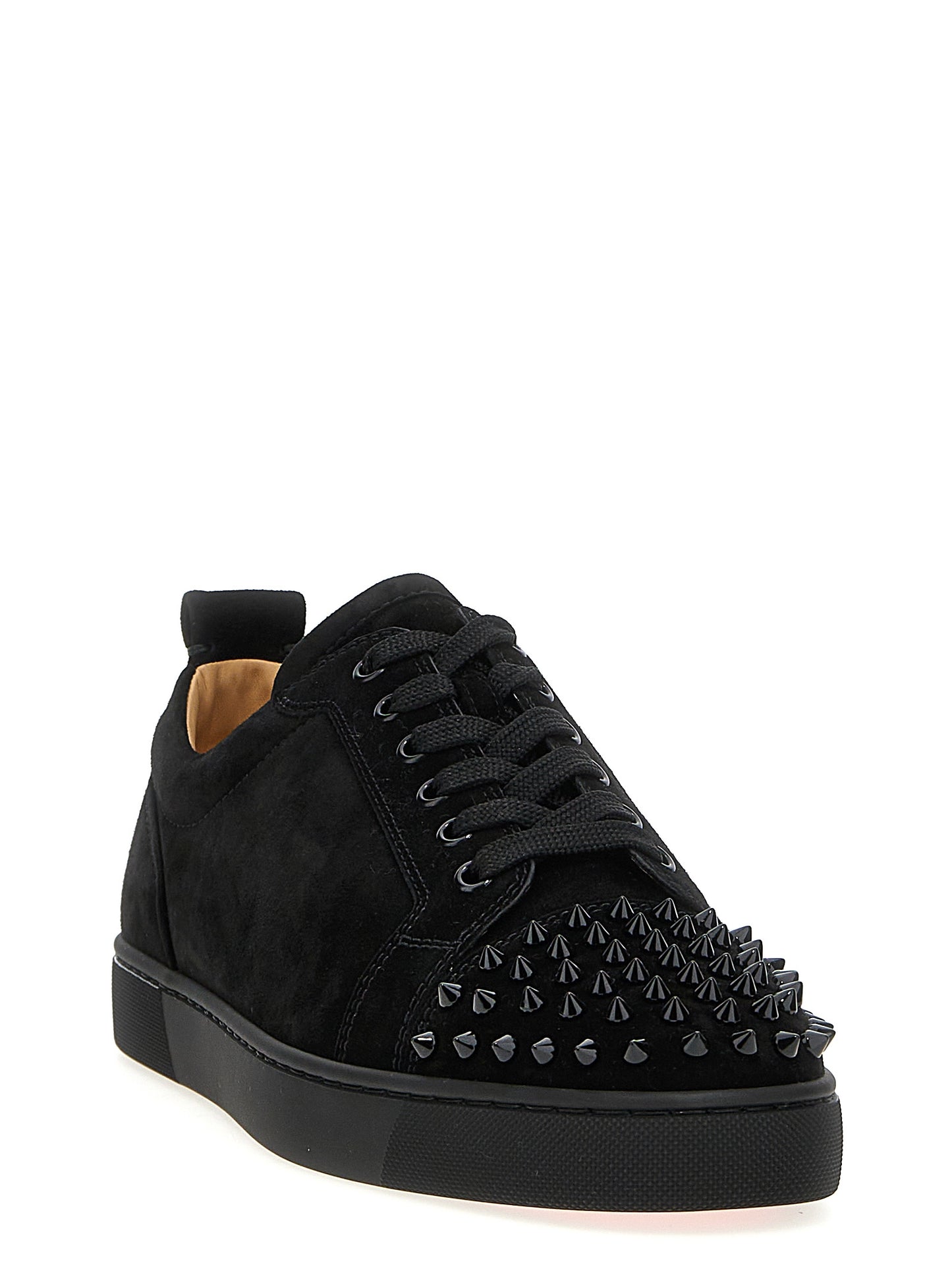 Black Calfskin Chunky Sneakers