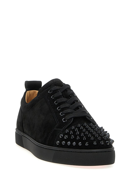 Black Calfskin Chunky Sneakers