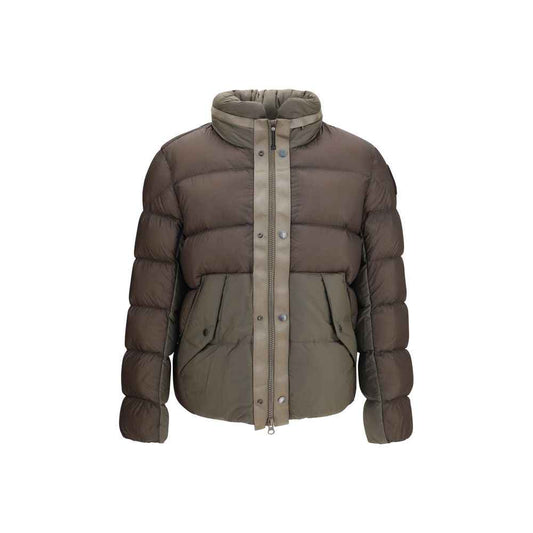 Bicolor Polyamide Full-Length Jacket