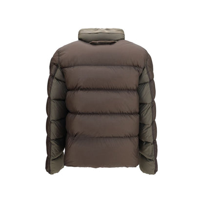 Bicolor Polyamide Full-Length Jacket