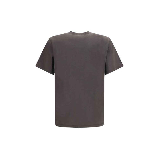 Brown Silk T-Shirt