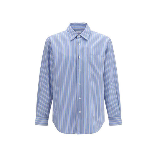 Blue Cotton Pattern Shirt