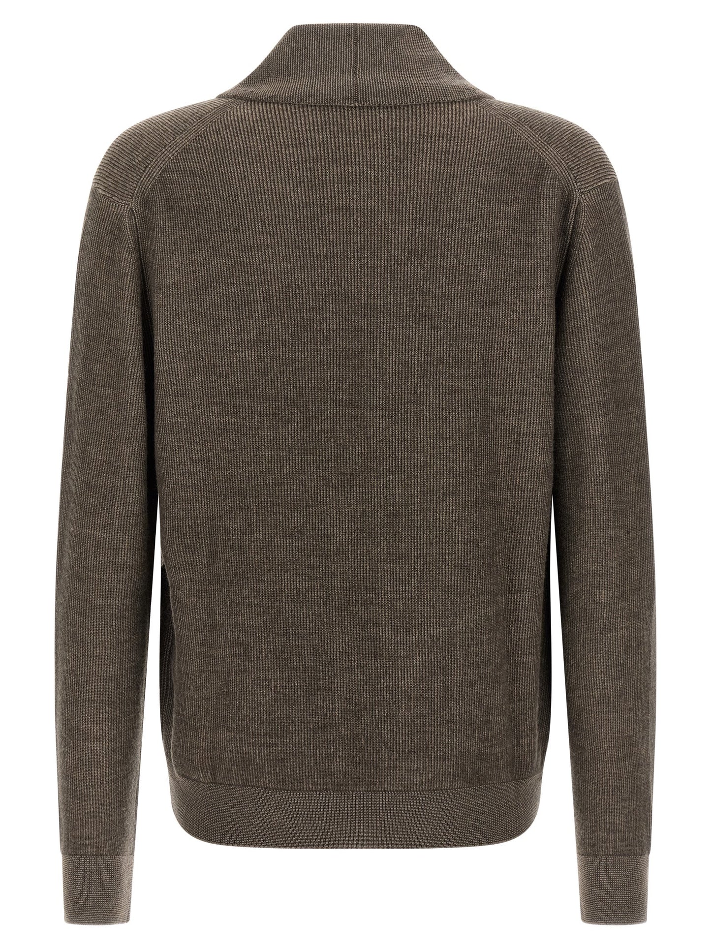 Brown Cashmere Cardigan