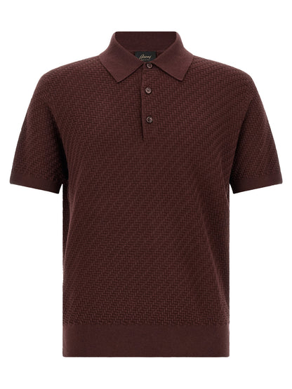 Purple Cotton Polo Shirt