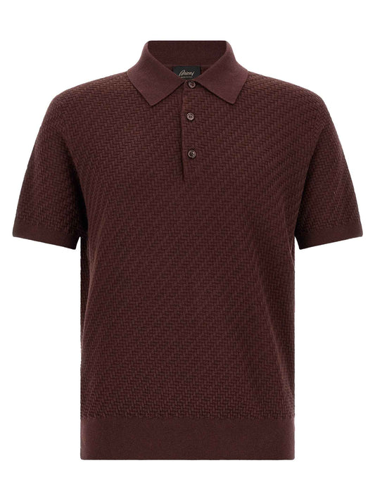 Purple Cotton Polo Shirt