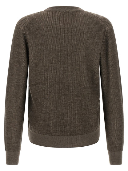 Brown Cashmere Cardigan
