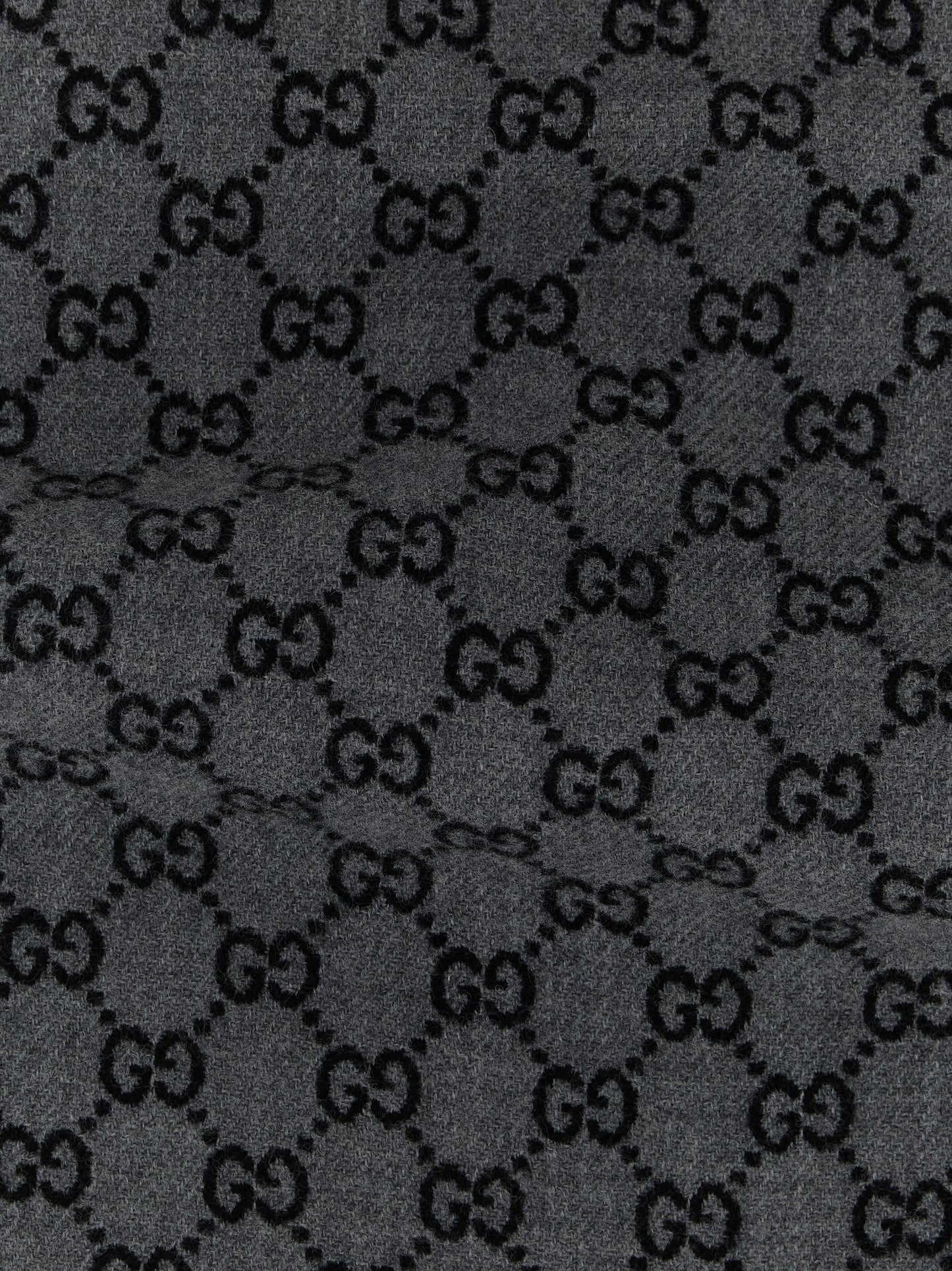 Gray Wool Scarf