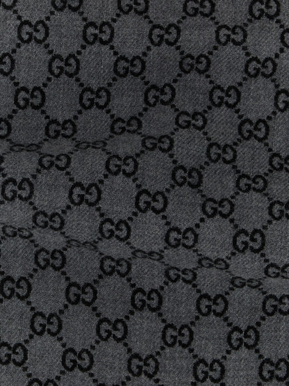 Gray Wool Scarf