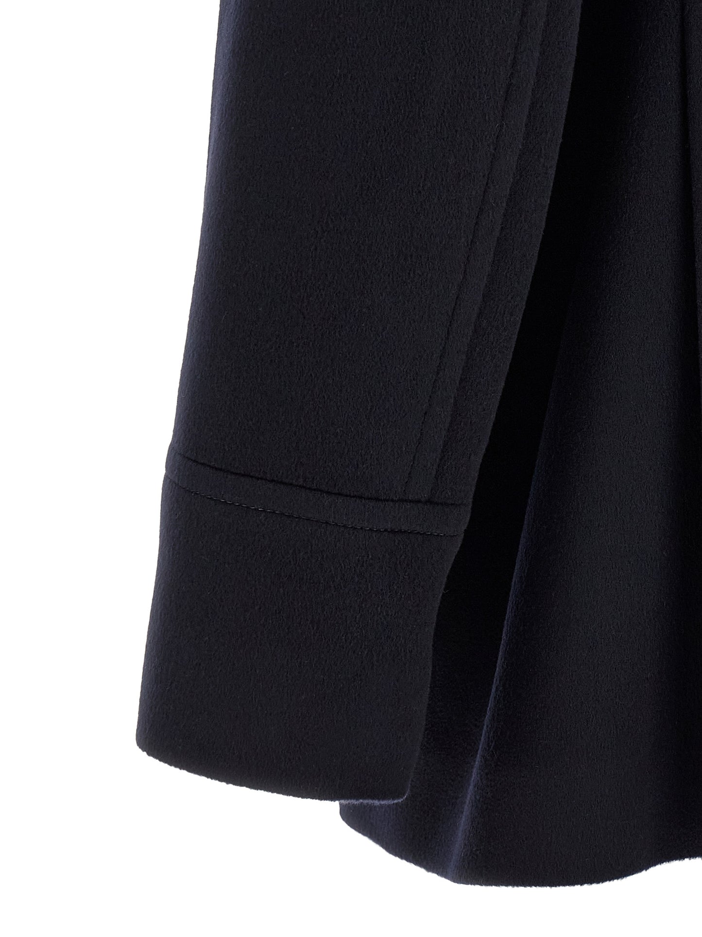 Blue Virgin Wool Coat