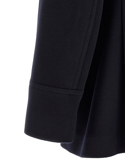 Blue Virgin Wool Coat