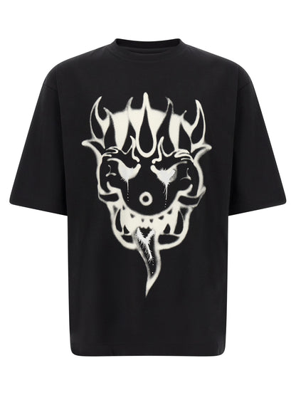 Black Cotton T-Shirt