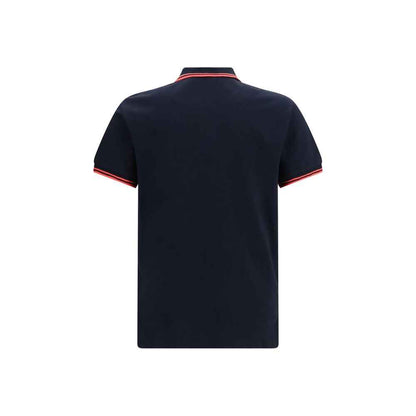 Blue Cotton Polo Shirt