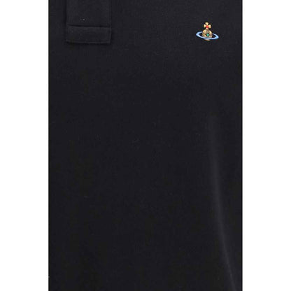Black Cotton Polo Shirt
