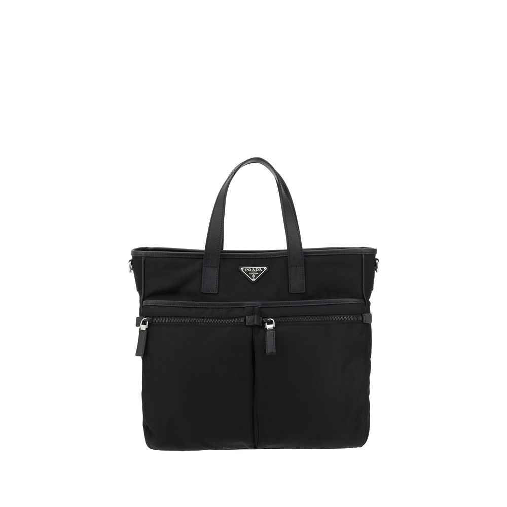 Black Nylon Shoulder Bag