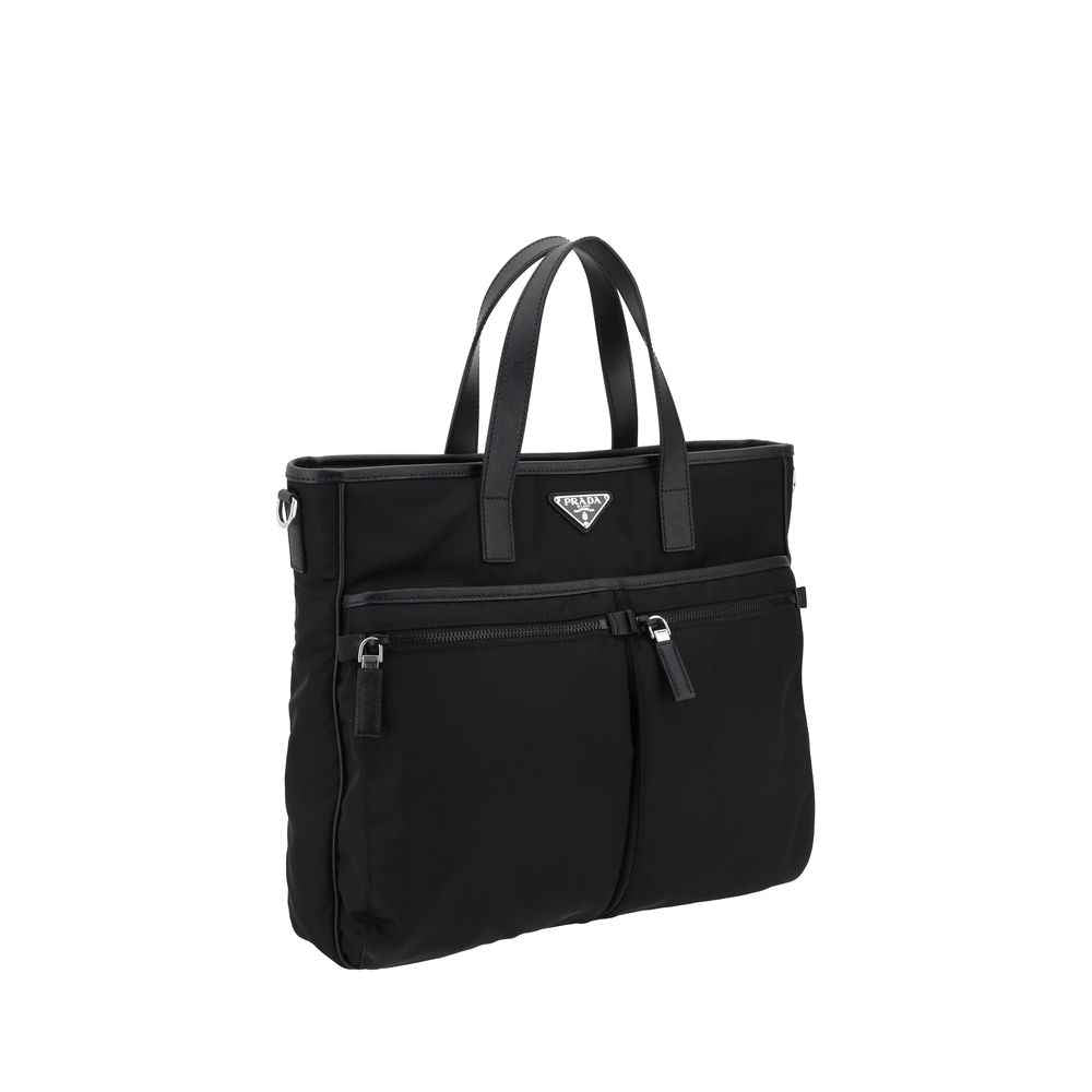 Black Nylon Shoulder Bag
