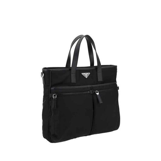 Black Nylon Shoulder Bag