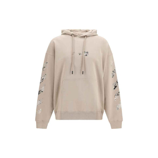 Beige Cotton Sweatshirt