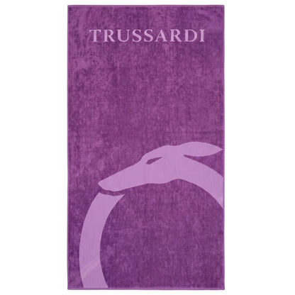 Purple Cotton Men Swim Towel