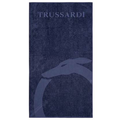 Blue Cotton Men's Beach Towel