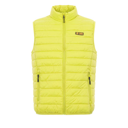 Yellow Polyester Men Jacket - ALLURE COLLECTIVE STORE
